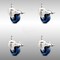 Service Caster 3 Inch 316SS Solid Polyurethane Wheel Swivel 3/8 Inch Stem Caster Set Lock Brake SCC-SS316TSTTL20S314-SPUS-381615-4 - alternate 1